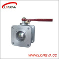 Square 304 Stainless Steel Flanged Ball Valve